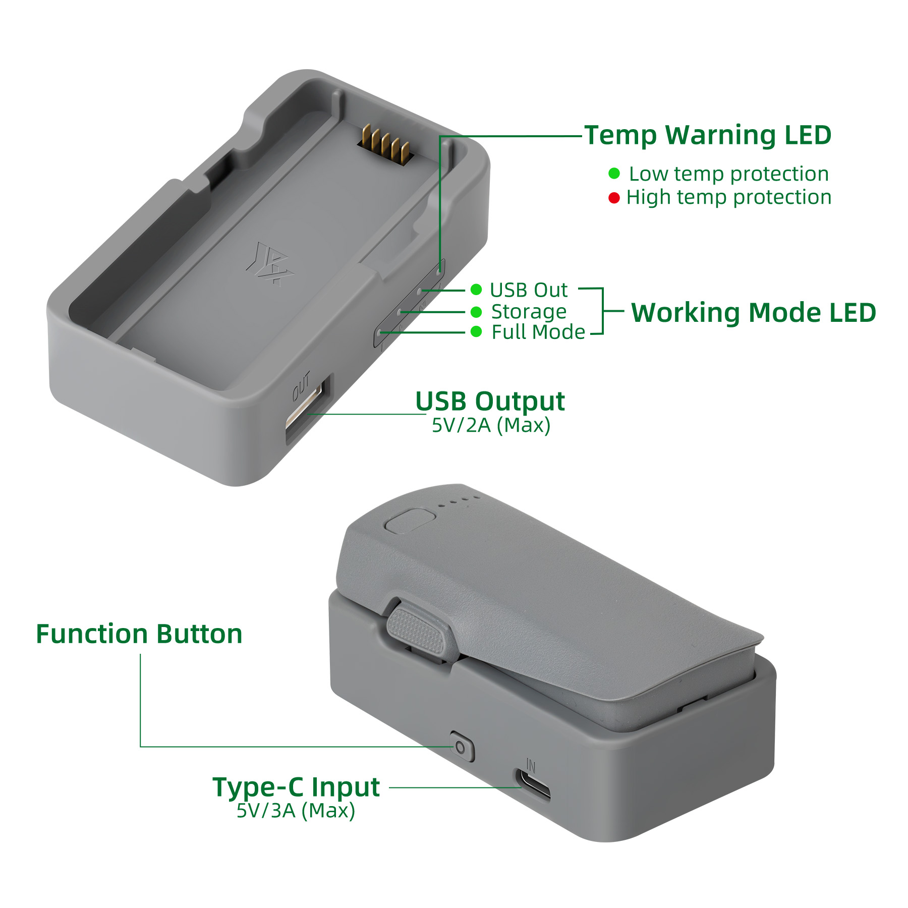 DJI NEO 2 드론용 USB 배터리 충전기 단일 채 - Drone Charging Hub 리뷰 및 가격