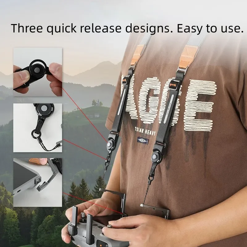 DJI RC / RC 2 리모컨용 넥 랜야드 셀프 밸런 - Drone Remote Controller Lanyard 리뷰 및 가격